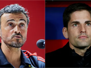 Luis Enrique y Robert Moreno Luis Enrique y Robert Moreno