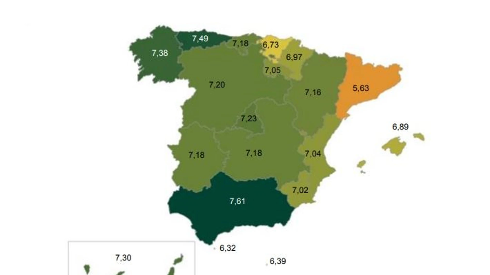 Los catalanes, los que peor caen entre los españoles Los catalanes, los que peor caen entre los españoles
