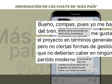 Indignación en los chats internos de 'Más País' contra Íñigo Errejón y la gestión postelectoral