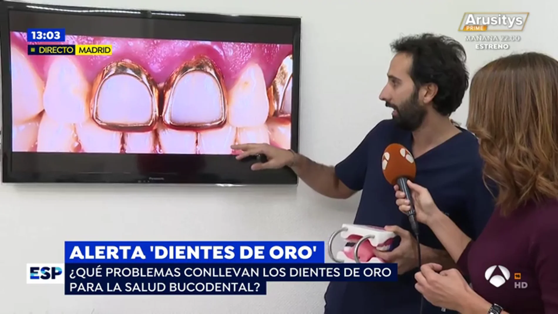 Alerta dientes de oro