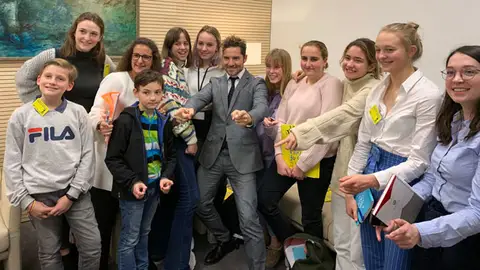 David Bisbal pide en el Parlamento Europeo que la infancia esté en el centro de las decisiones políticas David Bisbal pide en el Parlamento Europeo que la infancia esté en el centro de las decisiones políticas