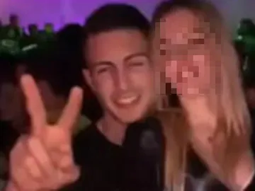 Voltolini en una discoteca Voltolini en una discoteca