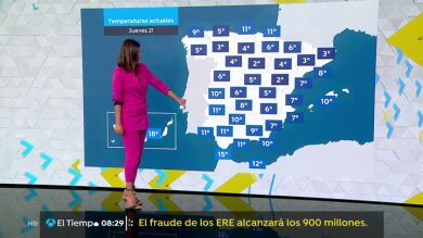 Este jueves se esperan lluvias intensas en el sur de Andalucía con viento fuerte en el litoral de Galicia