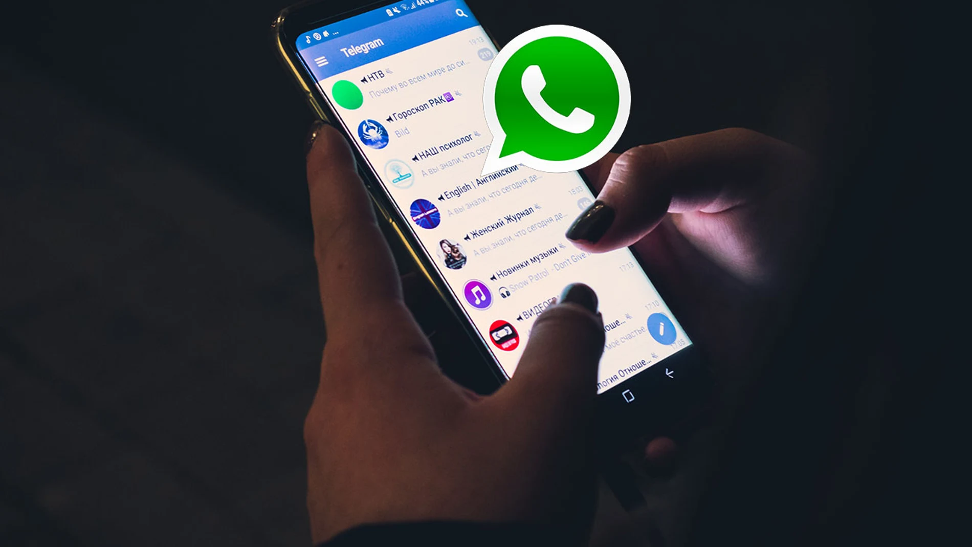 WhatsApp y Telegram WhatsApp y Telegram