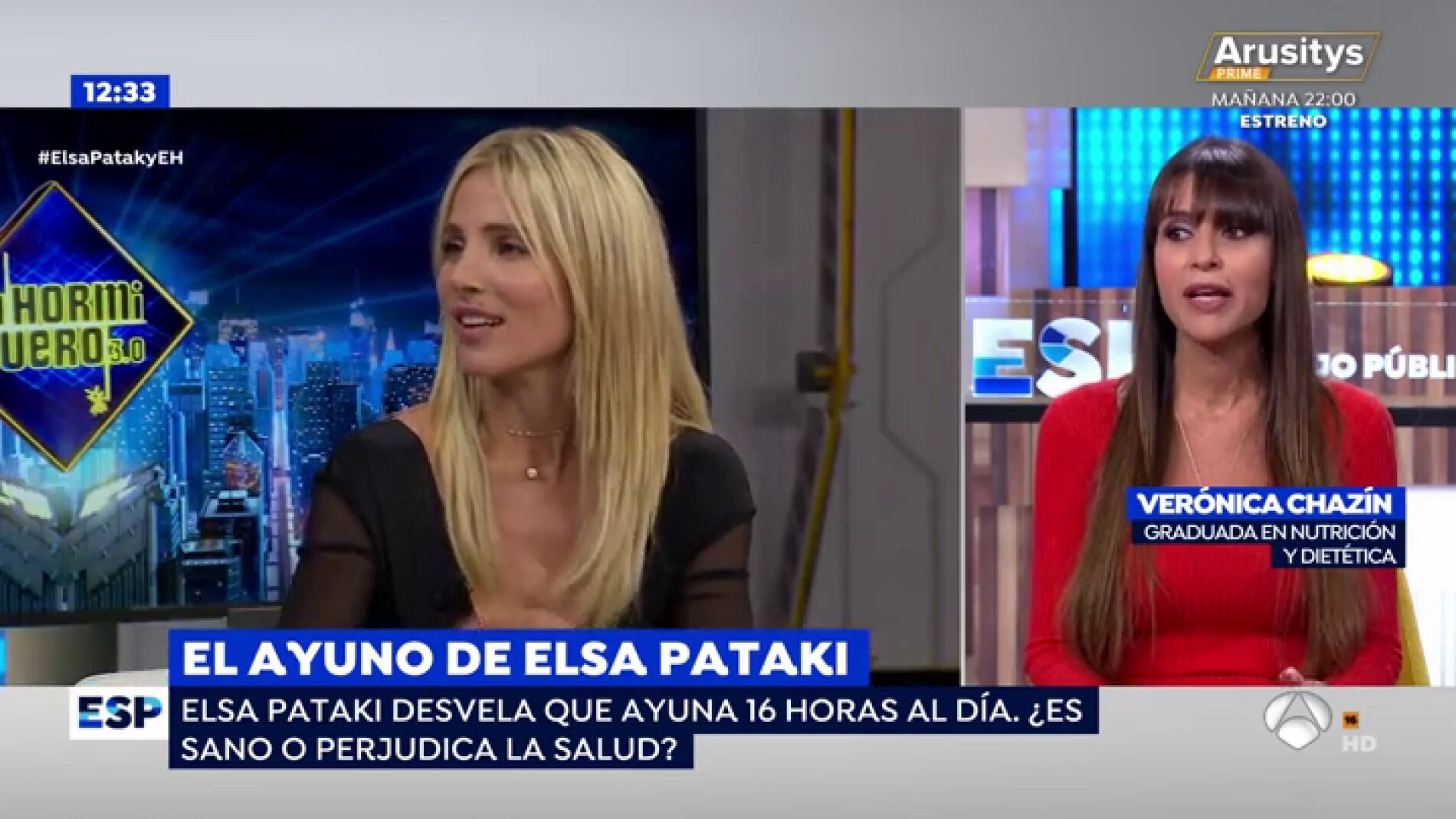 El ayuno de Elsa Pataki.