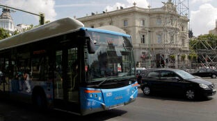 Un autob&uacute;s de la EMT en Madrid