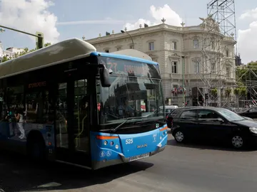Un autobús de la EMT en Madrid Un autobús de la EMT en Madrid