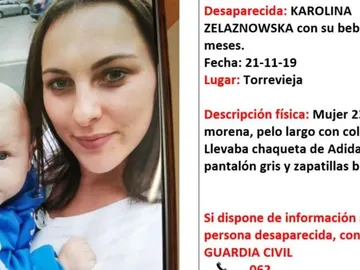 Karolina Zelaznowska, desaparecida junto a su bebé Karolina Zelaznowska, desaparecida junto a su bebé