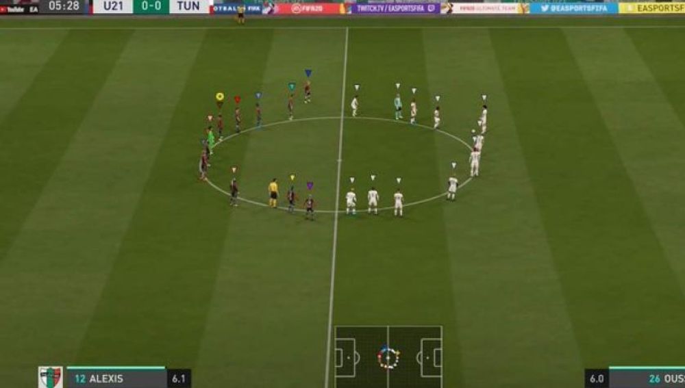 Minuto de silencio viral en el FIFA 20