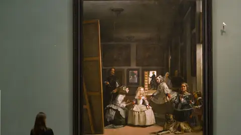El Museo del Prado abre tras el coronavirus Cuadro Las Meninas en el Museo del Prado