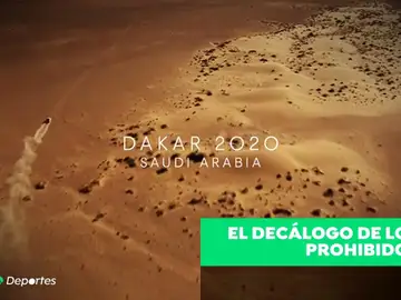 Prohibido besarse en público, llevar pantalón corto... el polémico decálago de vetos en el Dakar de Arabia Saudí Prohibido besarse en público, llevar pantalón corto... el polémico decálago de vetos en el Dakar de Arabia Saudí