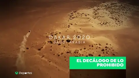 Prohibido besarse en público, llevar pantalón corto... el polémico decálago de vetos en el Dakar de Arabia Saudí Prohibido besarse en público, llevar pantalón corto... el polémico decálago de vetos en el Dakar de Arabia Saudí