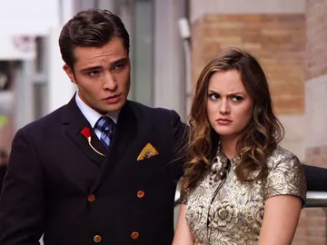 Ed Westwick y Leighton Meester como Chuck y Blair en 'Gossip Girl' Ed Westwick y Leighton Meester como Chuck y Blair en 'Gossip Girl'