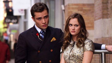 Ed Westwick y Leighton Meester como Chuck y Blair en 'Gossip Girl'