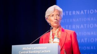 La presidenta del BCE, Christine Lagarde