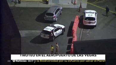 Dos policías heridos en un tiroteo en el aeropuerto de Las Vegas