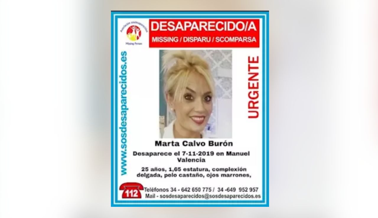 Cartel de búsqueda de Marta Calvo Cartel de búsqueda de Marta Calvo