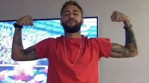 Neymar tras el triunfo de Flamengo Fútbol