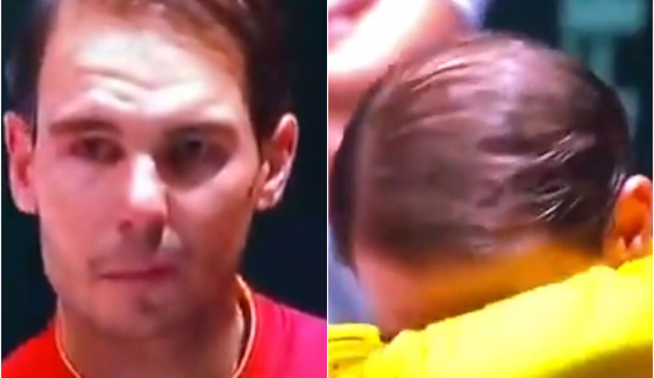 Rafa Nadal se emociona tras ganar la Copa Davis