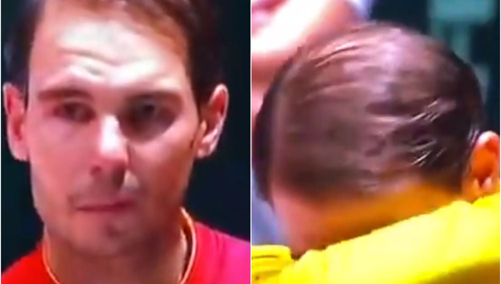 Rafa Nadal se emociona tras ganar la Copa Davis