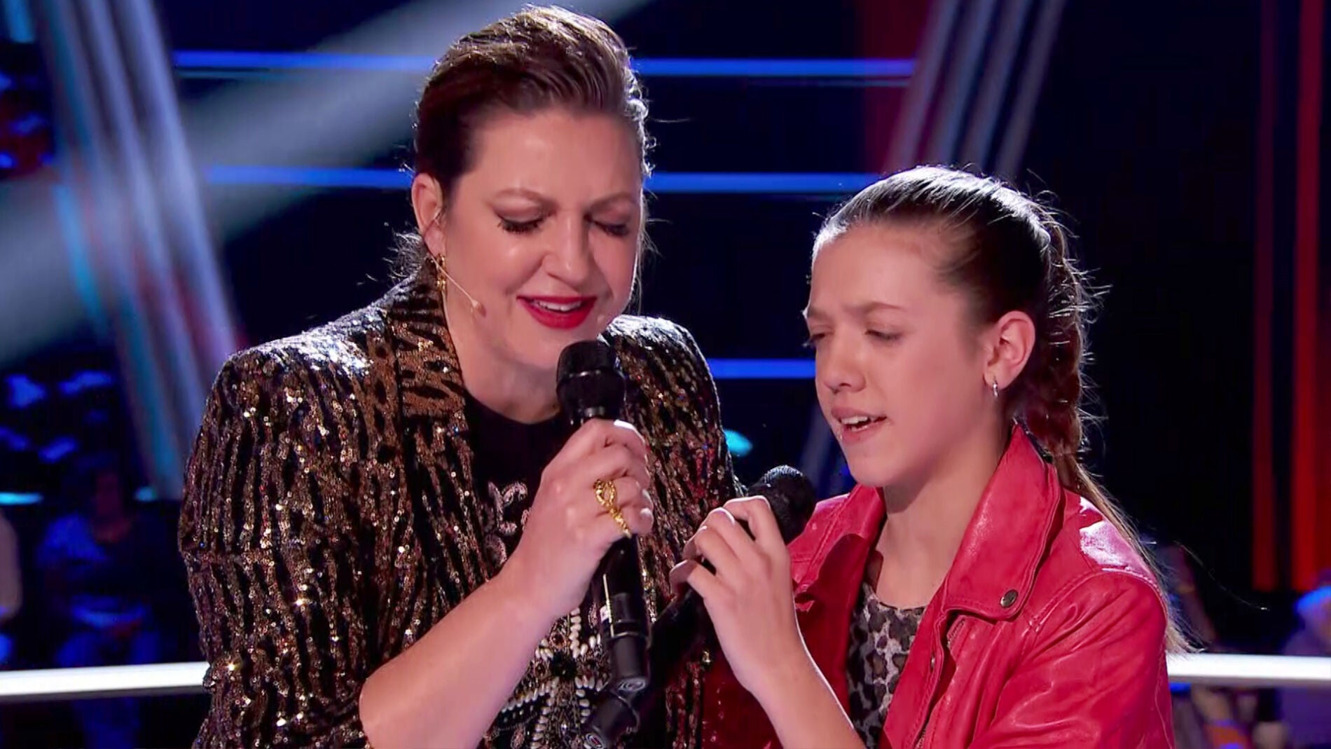 L&aacute;grimas en el plat&oacute; con el duende flamenco de Ni&ntilde;a Pastori y Patricia Garc&iacute;a en los Asaltos de 'La Voz Kids'