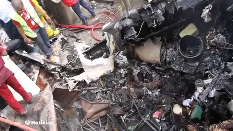 Al menos 27 fallecidos tras estrellarse una avioneta en el Congo Al menos 27 fallecidos tras estrellarse una avioneta en el Congo