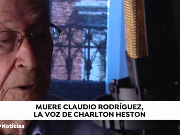 Muere Claudio Rodríguez, doblador de Charlton Heston o Burt Lancaster 