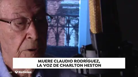 Muere Claudio Rodríguez, doblador de Charlton Heston o Burt Lancaster Muere Claudio Rodríguez, doblador de Charlton Heston o Burt Lancaster
