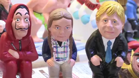 Los nuevos 'caganers' para los belenes catalanes Los nuevos 'caganers' para los belenes catalanes