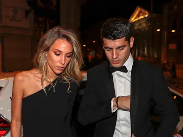 Álvaro Morata y Alice Campello Álvaro Morata y Alice Campello