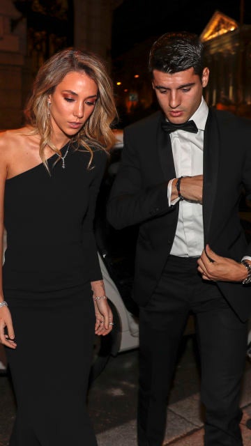 Álvaro Morata y Alice Campello