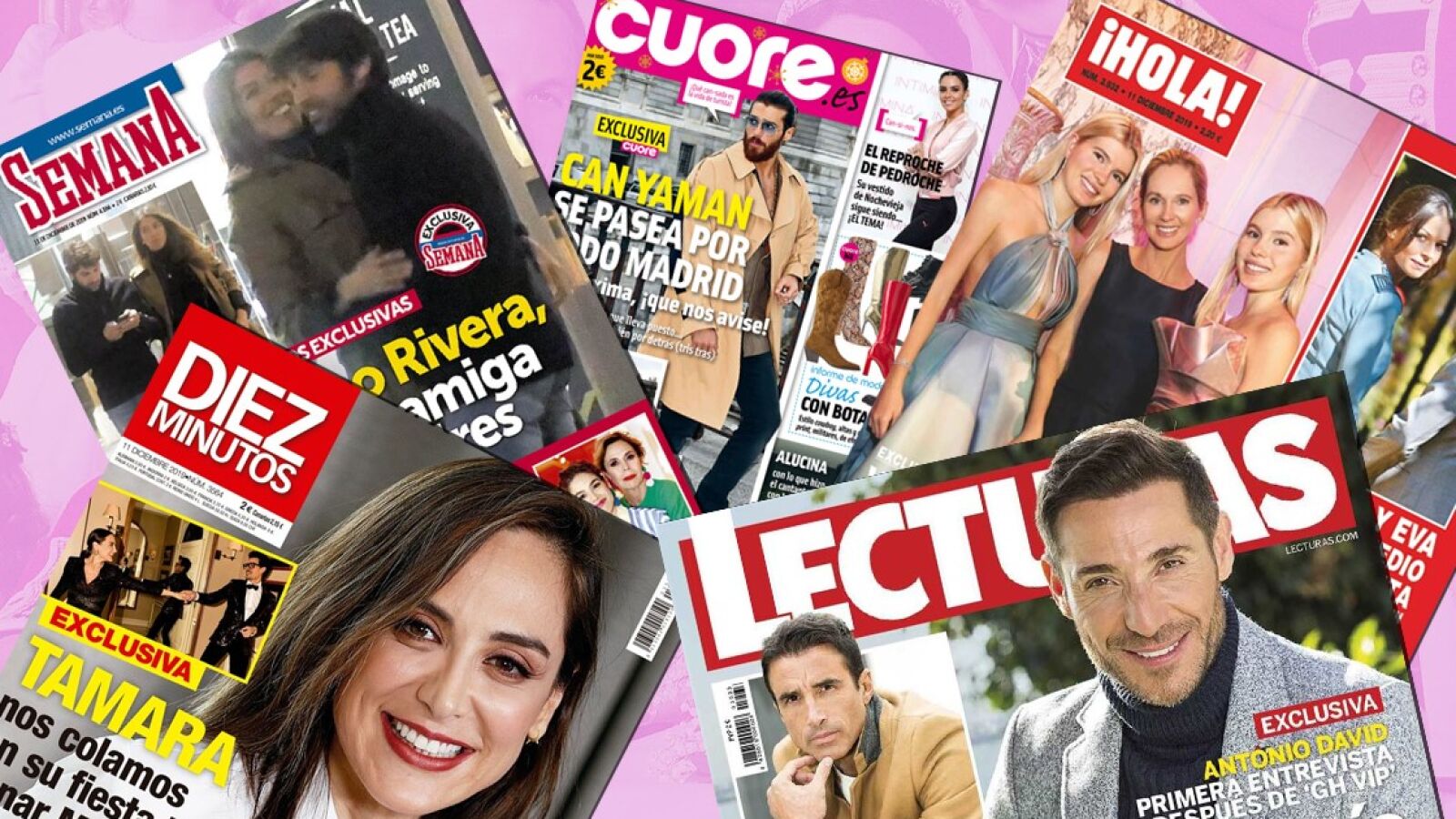 De Cayetano Rivera a Tamara Falcó pasando por Antonio David Flores o las gemelas de Julio Iglesias 