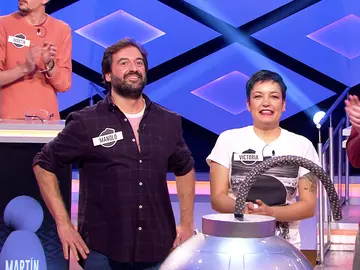 Manolo salva a 'Los dispersos' gracias a un casi pleno en la bomba clasificatoria de '¡Boom!' Manolo salva a 'Los dispersos' gracias a un casi pleno en la bomba clasificatoria de '¡Boom!'
