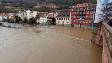 Inundaciones del río Rin en Alemania