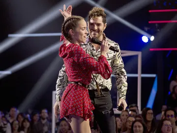 David Bisbal canta ‘Perdón’ con Sara Gálvez David Bisbal canta ‘Perdón’ con Sara Gálvez