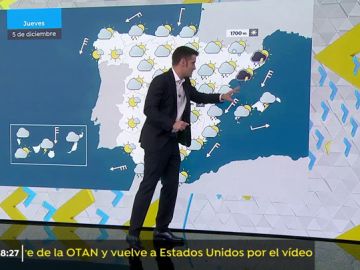 La previsión del tiempo.