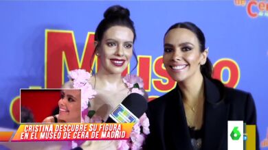 Cristina Pedroche inaugura su figura de cera con el vestido de las Campanadas 
