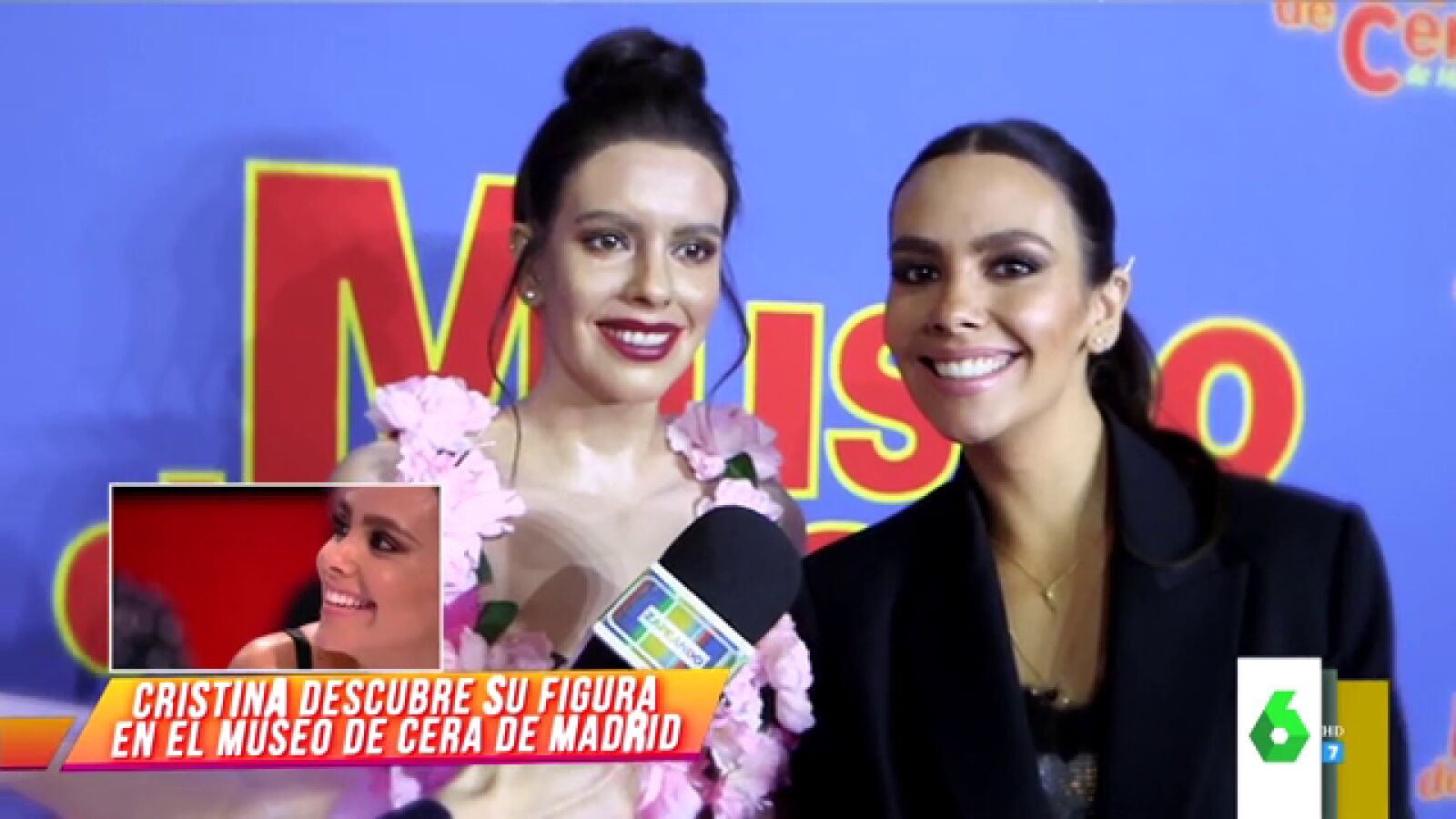 Cristina Pedroche inaugura su figura de cera con el vestido de las Campanadas 