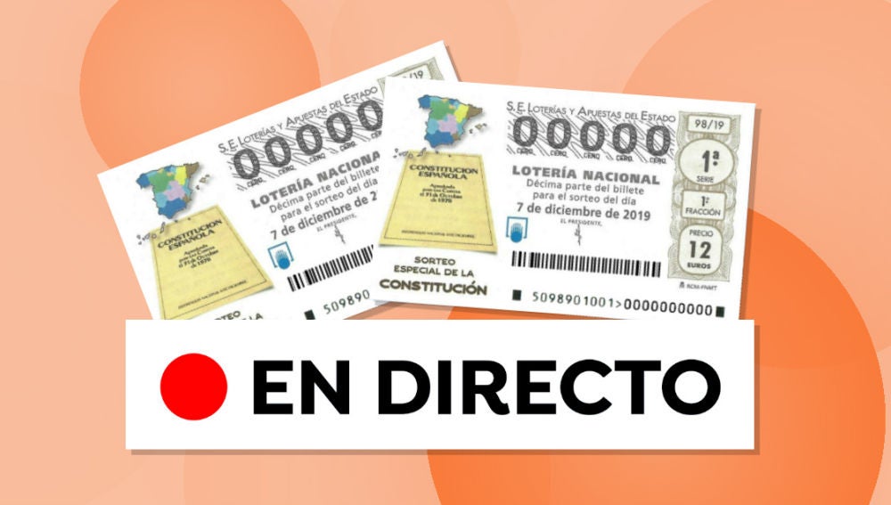 Sorteo Especial de la Constitución 2019: Resultado de la Lotería Nacional hoy sábado 7 de dicembre de 2019