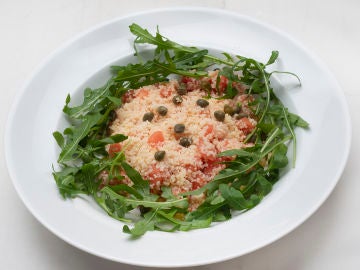Ensalada de cuscús y tomate Ensalada de cuscús y tomate