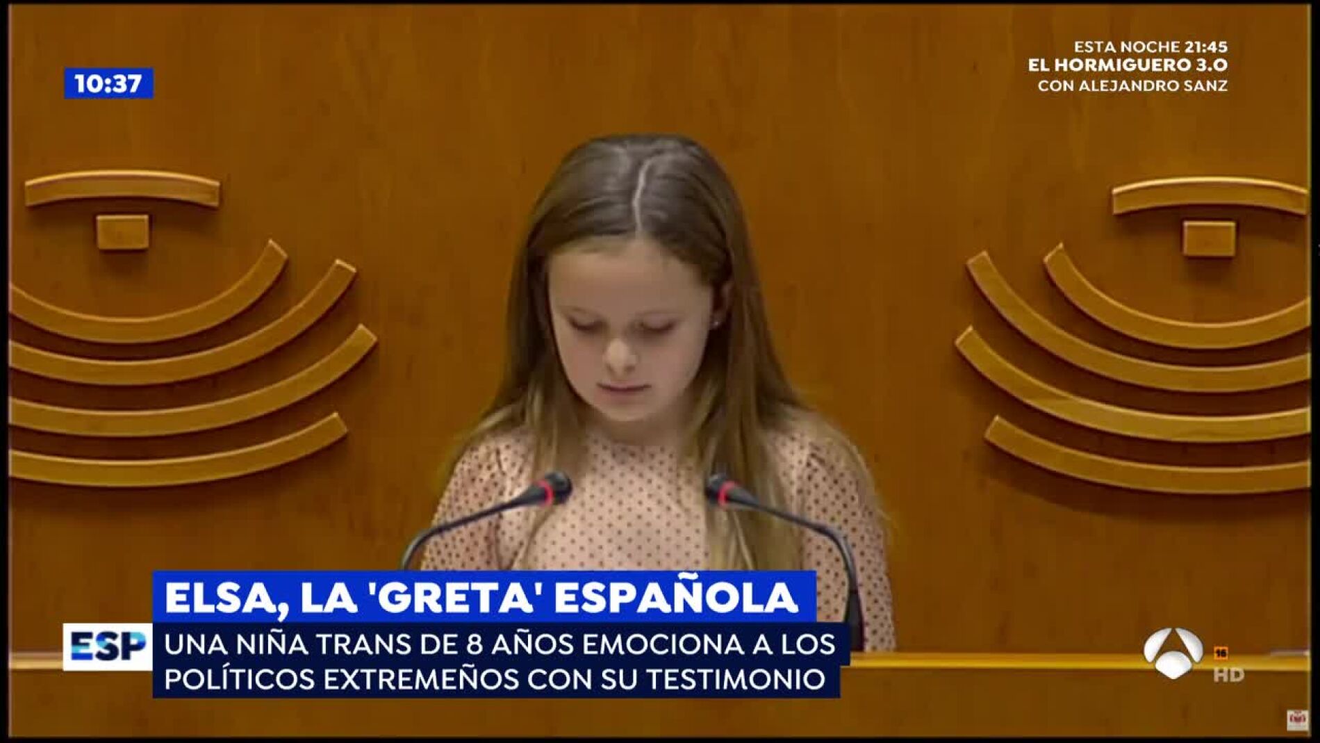 Elsa, la Greta espa&ntilde;ola.