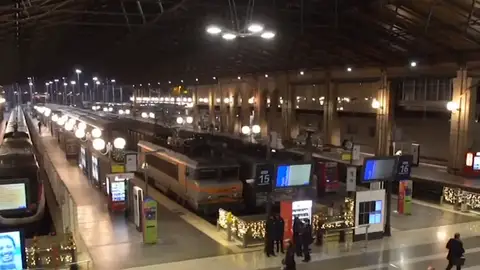 Estación de tren en Francia Estación de tren en Francia