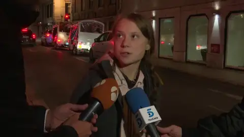 Antena 3 Noticias habla con Greta Thunberg en Lisboa antes de partir hacia Madrid Antena 3 Noticias habla con Greta Thunberg en Lisboa antes de partir hacia Madrid