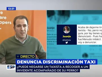 Denuncia discriminación taxi. Denuncia discriminación taxi.