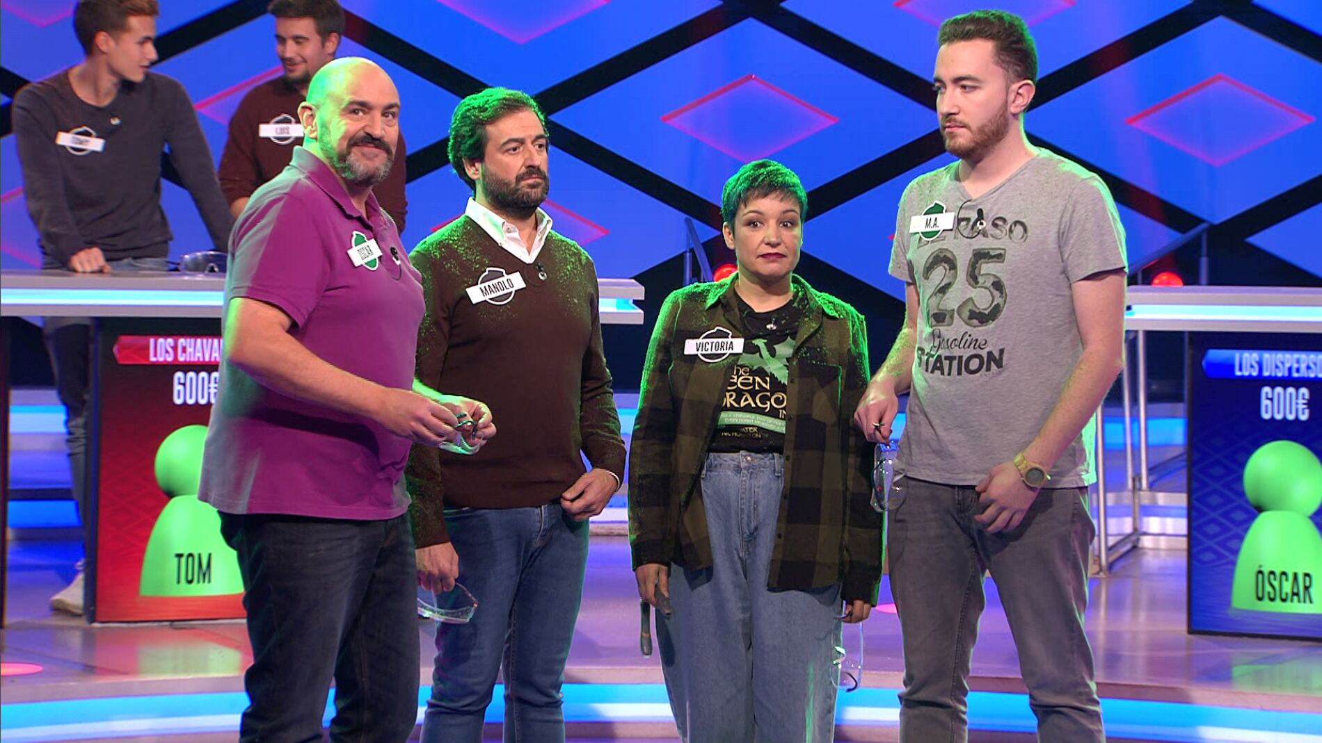 Las caras de incredulidad de 'Los dispersos' en '&iexcl;Boom!' al enterarse de qu&eacute; provoca que los dedos crujan 