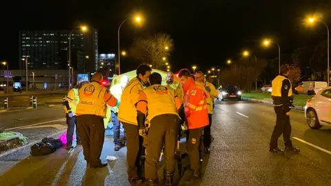 En estado muy grave un motorista en Madrid En estado muy grave un motorista en Madrid