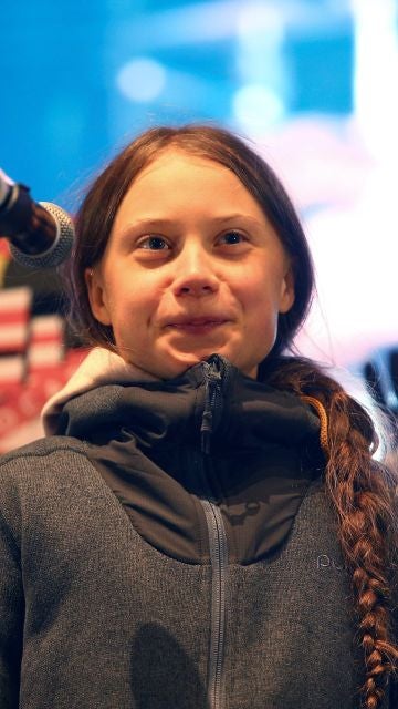 La joven activista sueca Greta Thunberg