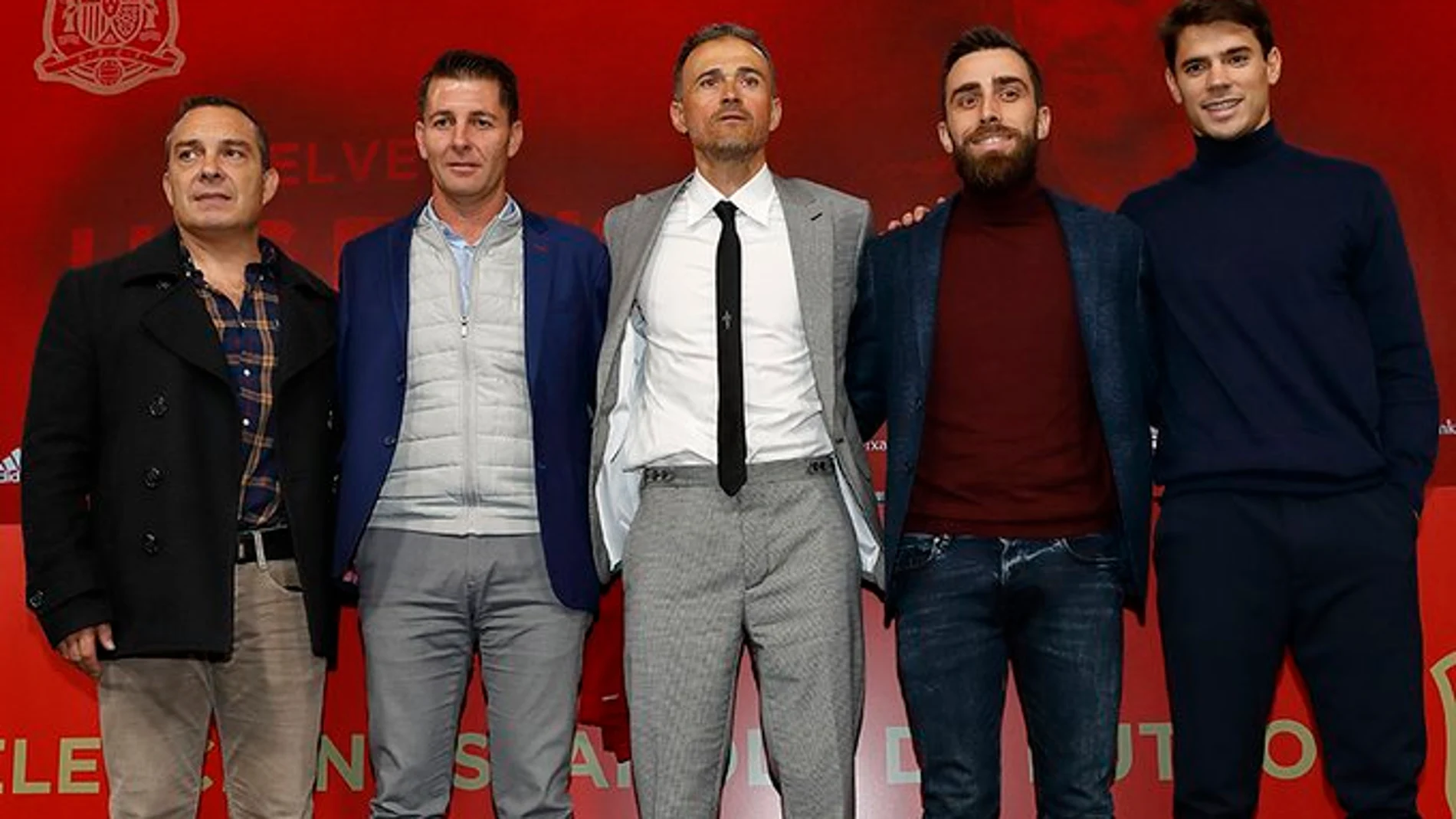 Luis Enrique y su cuerpo técnico Luis Enrique y su cuerpo técnico