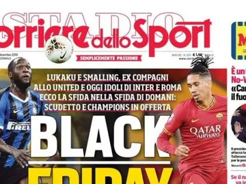 Portada del Corriere dello Sport Portada del Corriere dello Sport