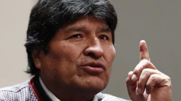 Evo Morales, el expresidente boliviano.